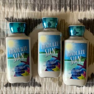 Honolulu Sun Bath and Body Works lotions (3)